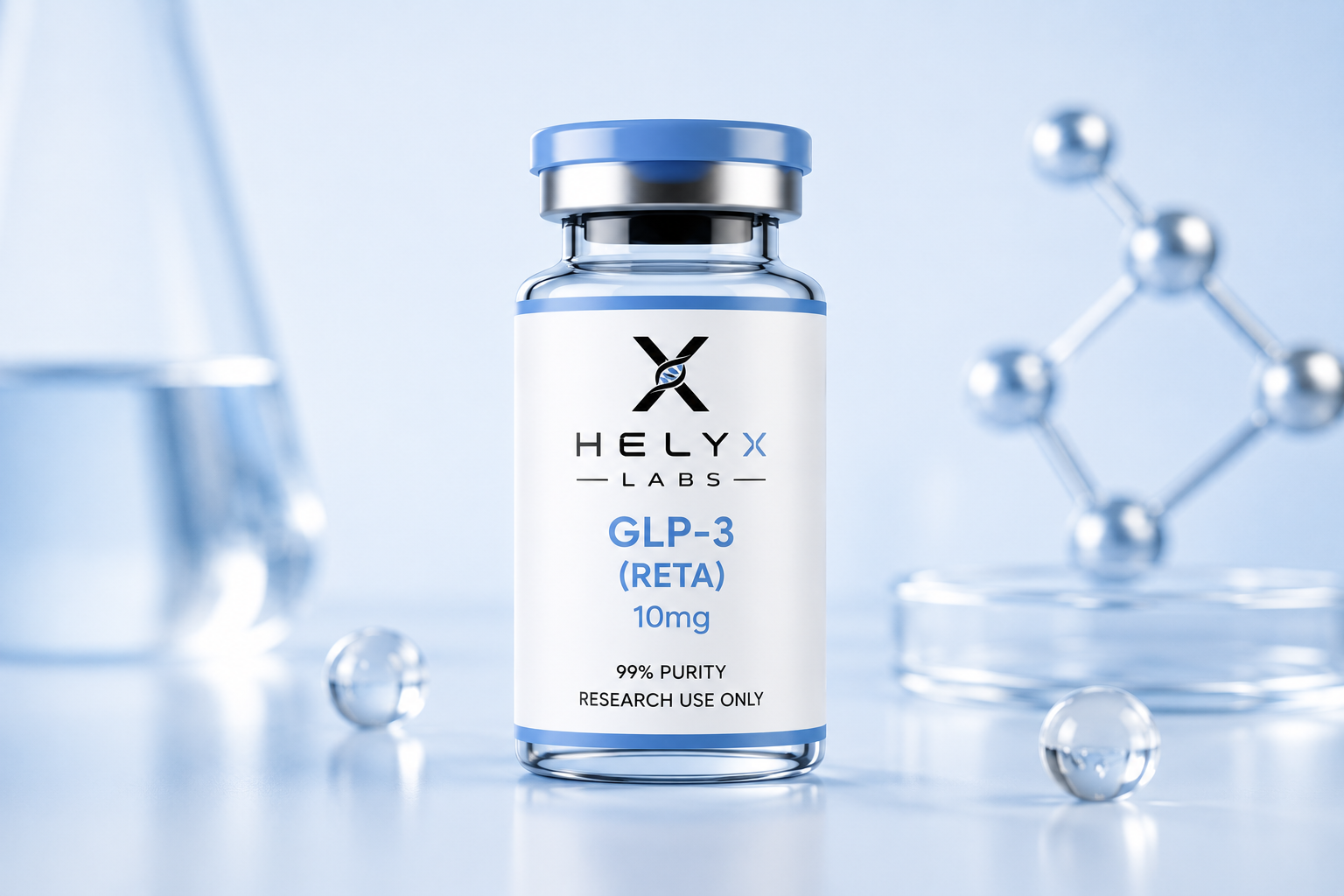 Helyx Labs GLP-3 research vial